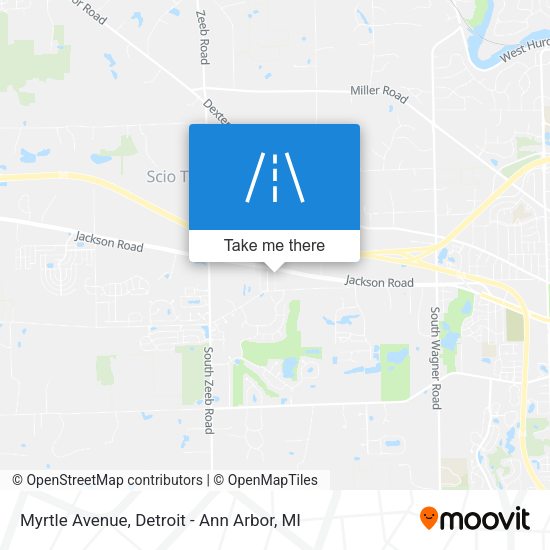 Mapa de Myrtle Avenue