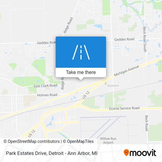 Park Estates Drive map