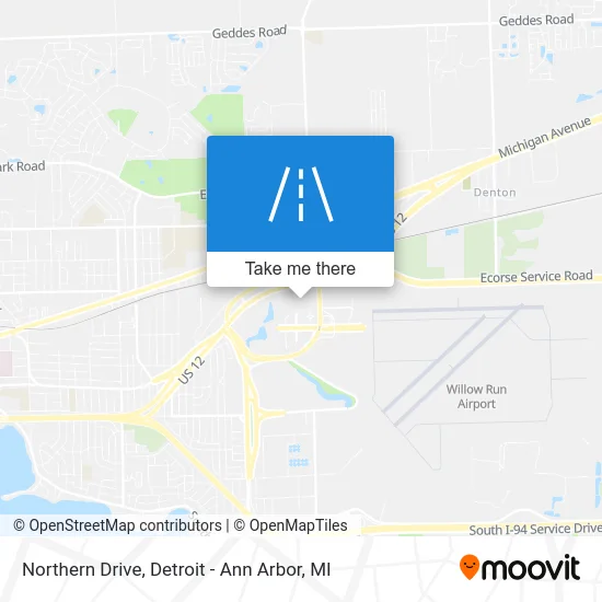 Northern Drive map