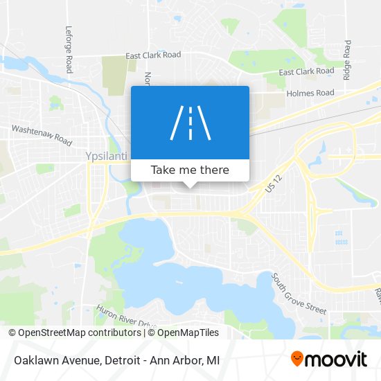 Mapa de Oaklawn Avenue