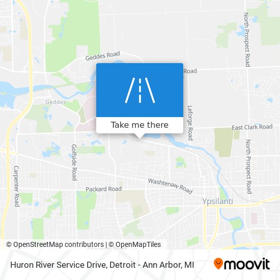 Mapa de Huron River Service Drive