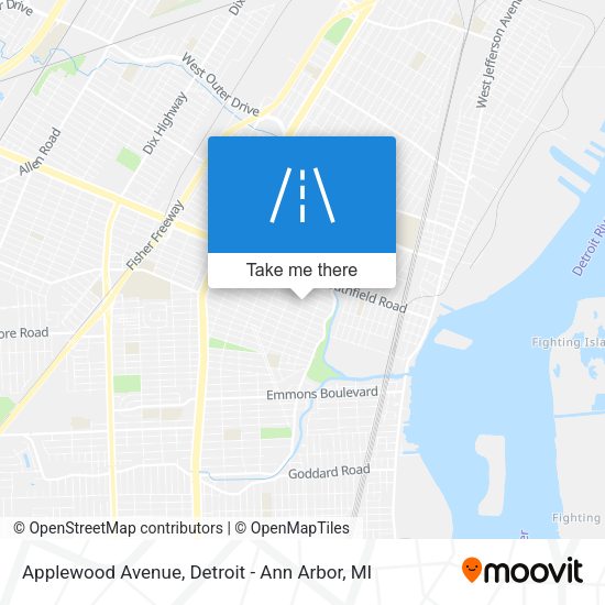 Mapa de Applewood Avenue