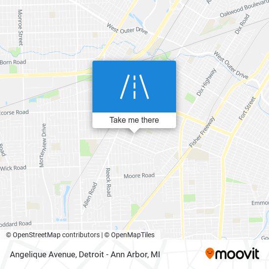 Mapa de Angelique Avenue