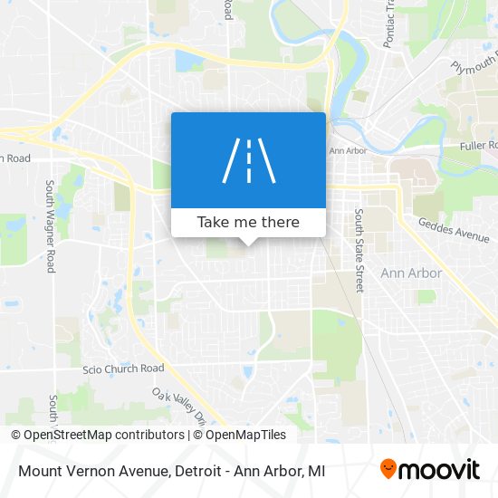 Mapa de Mount Vernon Avenue