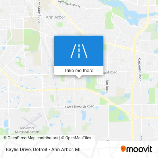 Baylis Drive map