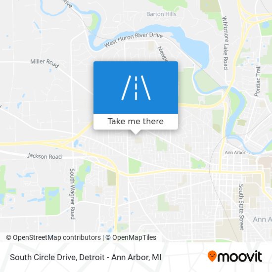 South Circle Drive map