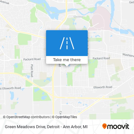 Green Meadows Drive map