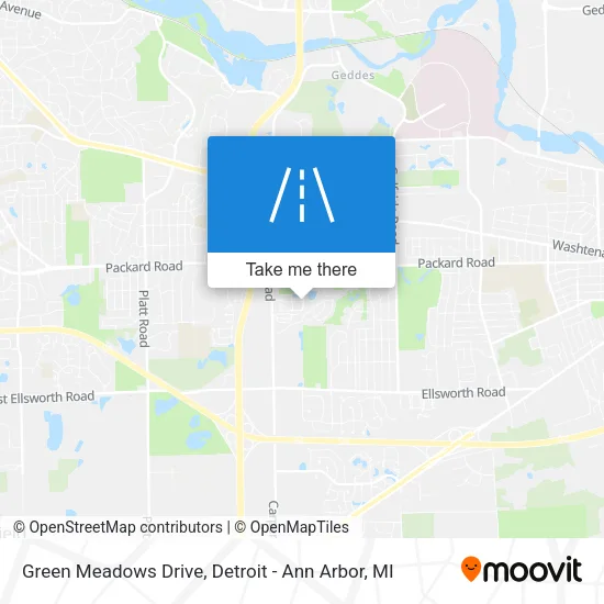 Mapa de Green Meadows Drive