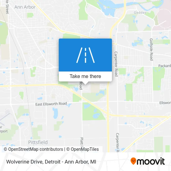 Wolverine Drive map