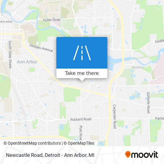 Mapa de Newcastle Road