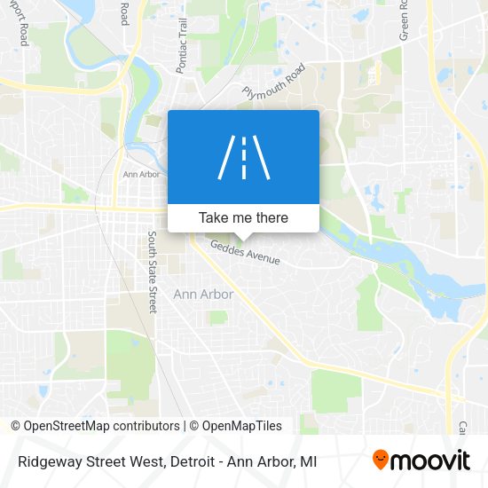 Mapa de Ridgeway Street West