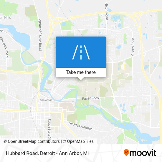 Hubbard Road map