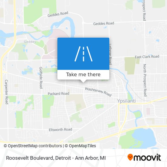 Roosevelt Boulevard map