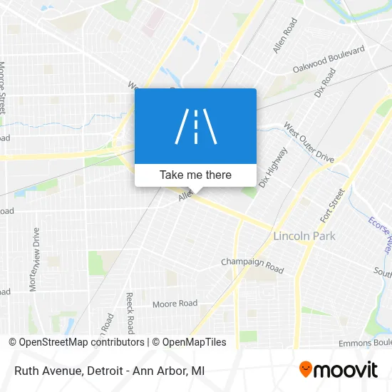 Ruth Avenue map