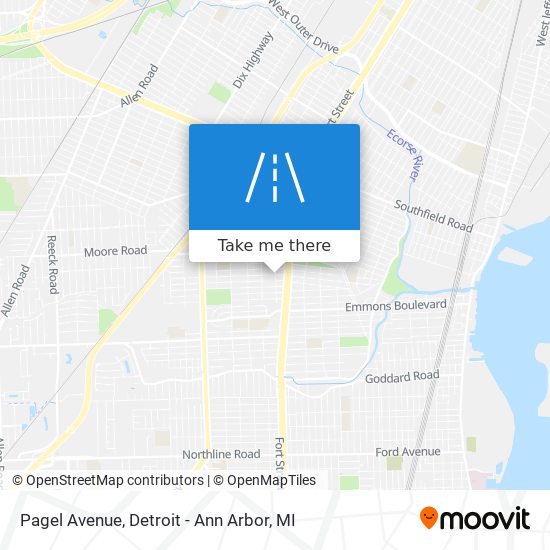 Pagel Avenue map