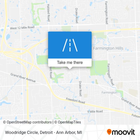 Mapa de Woodridge Circle