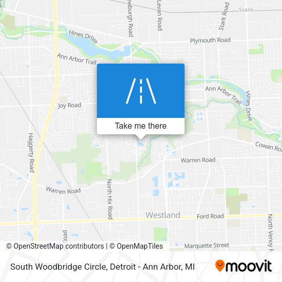 South Woodbridge Circle map