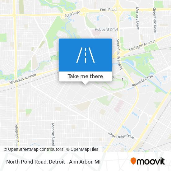 North Pond Road map