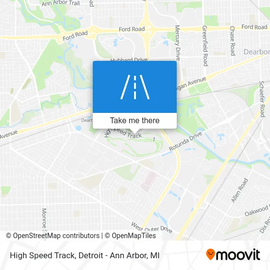 High Speed Track map