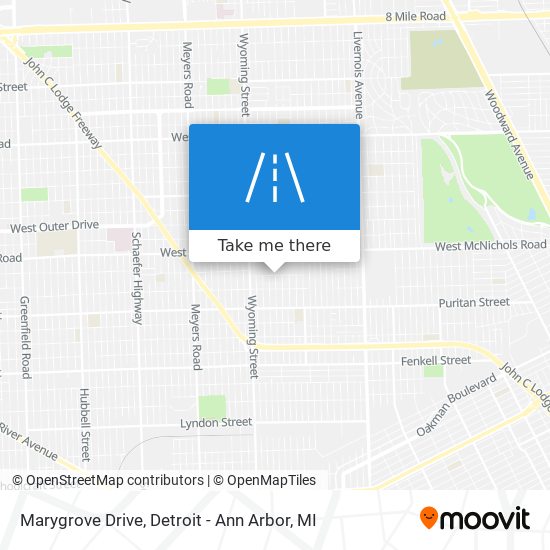 Mapa de Marygrove Drive