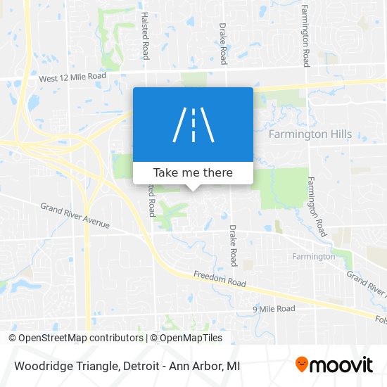 Woodridge Triangle map