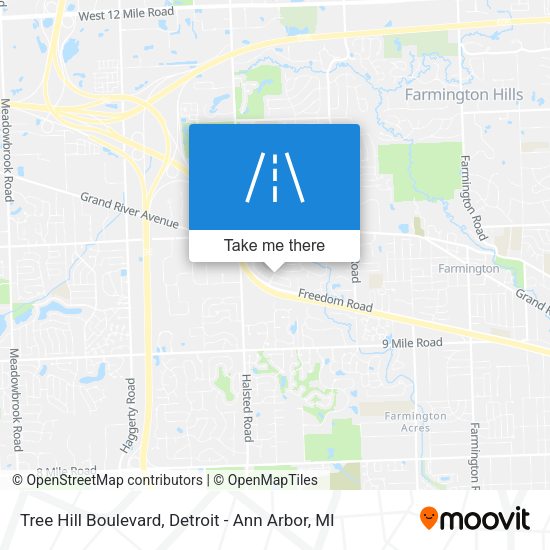 Tree Hill Boulevard map