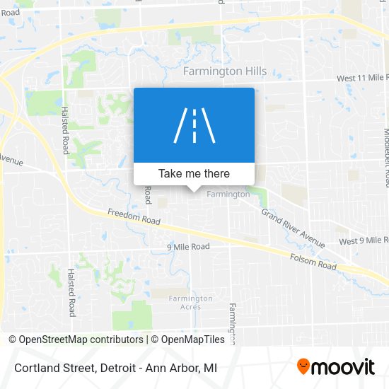 Mapa de Cortland Street