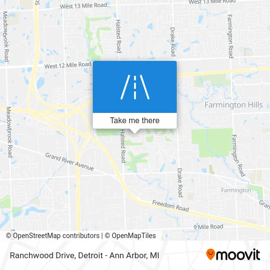 Ranchwood Drive map