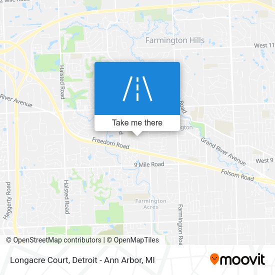 Mapa de Longacre Court