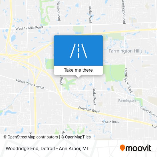 Mapa de Woodridge End
