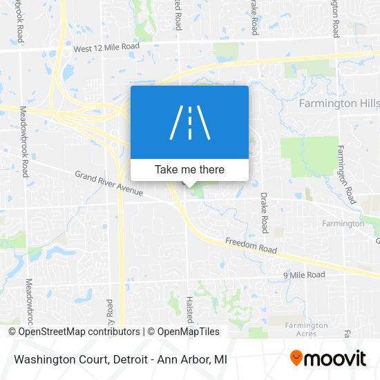 Mapa de Washington Court