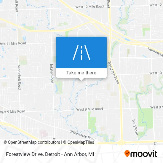 Forestview Drive map