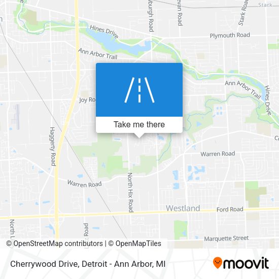 Cherrywood Drive map