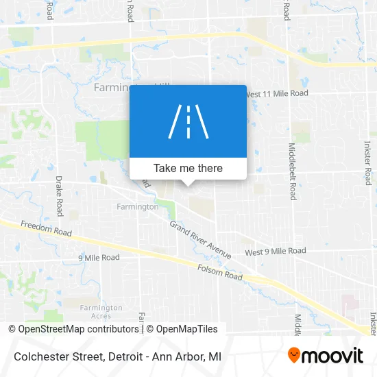 Colchester Street map