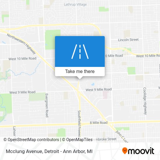 Mapa de Mcclung Avenue
