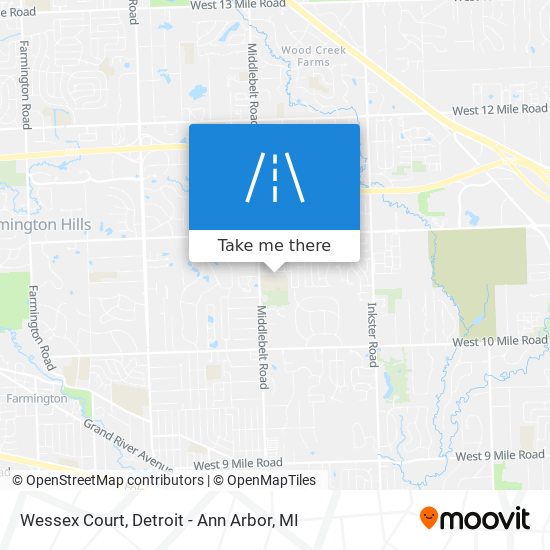 Mapa de Wessex Court