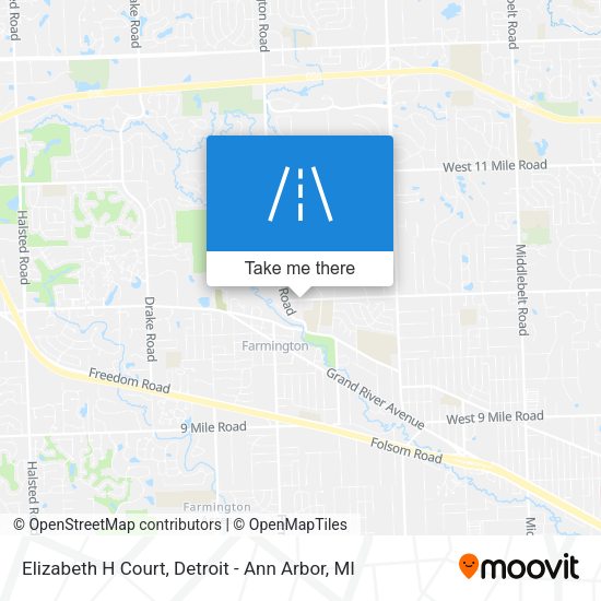Mapa de Elizabeth H Court