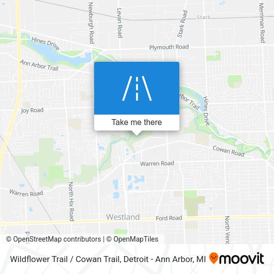 Wildflower Trail / Cowan Trail map
