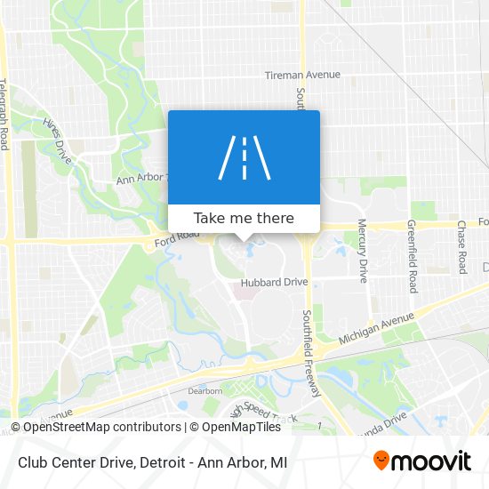 Mapa de Club Center Drive