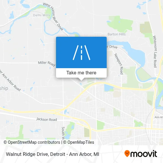 Walnut Ridge Drive map