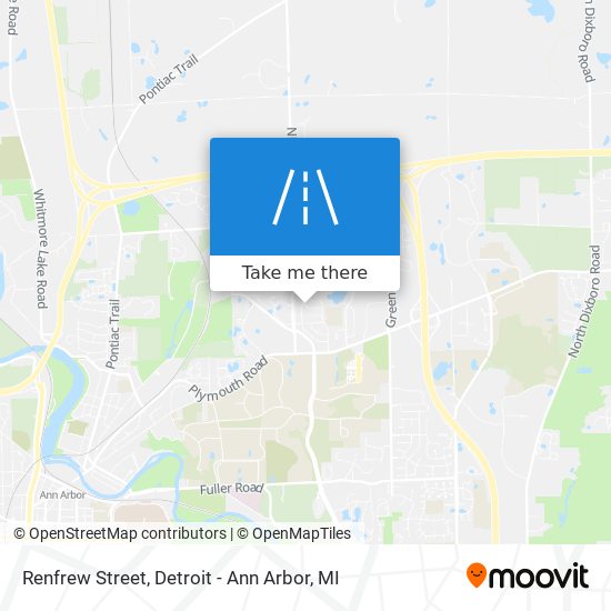 Renfrew Street map