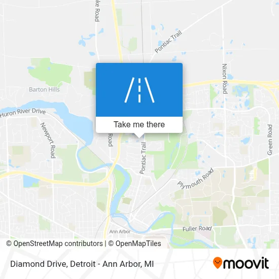 Diamond Drive map