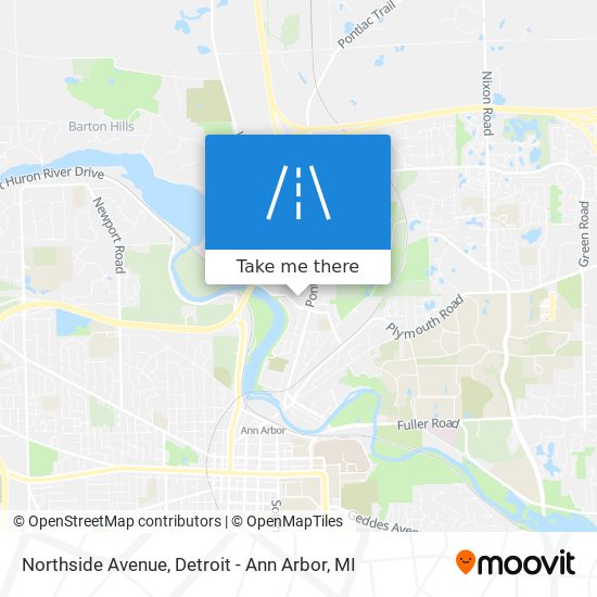 Northside Avenue map