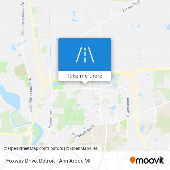 Foxway Drive map