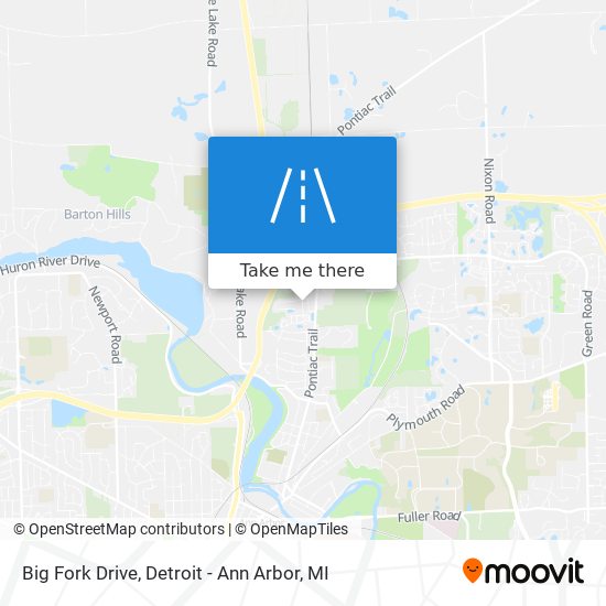 Mapa de Big Fork Drive