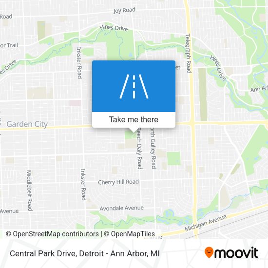 Mapa de Central Park Drive