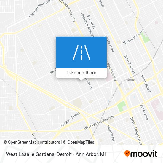 West Lasalle Gardens map