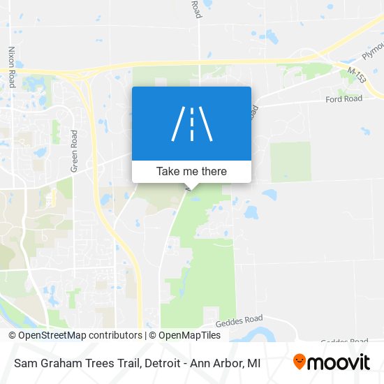 Sam Graham Trees Trail map