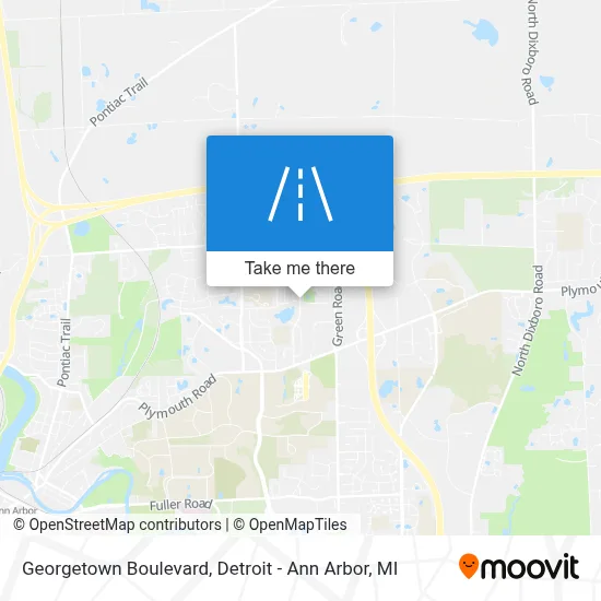 Georgetown Boulevard map