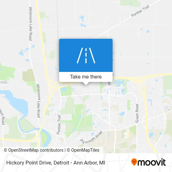 Hickory Point Drive map